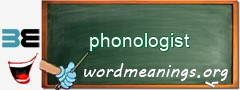 WordMeaning blackboard for phonologist